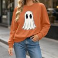 thumbnail image 5 of Enjoytime Sweatshirts for Women Halloween Sweatshirt Print Crewneck Fall Winter Long Sleeve Pullover Shirts Tops Fashion Clothes 2026, 5 of 7