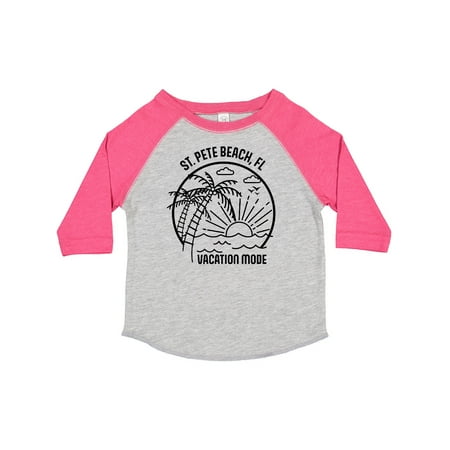 

Inktastic Summer Vacation Mode St. Pete Beach Florida Gift Toddler Boy or Toddler Girl T-Shirt