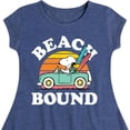 thumbnail image 3 of Peanuts - Beach Bound - Toddler and Youth Girls Fit And Flare Dress, 3 of 5