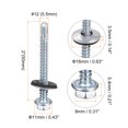 thumbnail image 2 of Tornillos autoperforantes Unique Bargains Galvanizado Acero #12 x 2' 50uds, 2 of 6