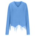 thumbnail image 6 of Yokua Women's Pullover Sweaters Long Sleeve V Neck Cute Knitted Casual Sweater, 6 of 7