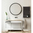 thumbnail image 2 of Design House Ventura 23-1/8 in. W x 30 in. H x 10 in. D Bathroom Storage Wall Cabinet in Espresso, 2 of 8