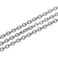 thumbnail image 3 of U8MO 10 Meters Stainless Steel 1mm~8mm Metal Flat Cable Oval Chain for Jewelry Making-1.5mm, 3 of 6