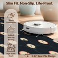 thumbnail image 6 of Design&I 3'x5' Washable Throw Rug Ultra-Thin & Non-Slip Skid-Resistant Small Wet Vintage Vinyl Gramophone Arrangement Disc Geometric Balanced for Entryway, Kitchen, 6 of 7