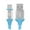 Blue, variant on Cellet 4FT Flexible USB-C to USB-A Charger & Sync Cable - Reversible Type-C Cord for Android Phones & Devices