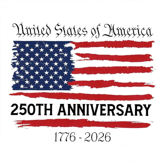 Decorative Sticker, 250th Anniversary White Sticker, 1 Piece, For Independence Day American Patriotic Decoration
