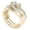 Gold, variant on Clearance Silver Birthstone Rings For Women Non Tarnish Cz Cubic Zirconia Silver And Gold Rings Ring For Mothers Daughter Bridesmaid Gifts Jewelry(Gold,8)