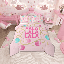 Manfei Colorful Balloon Bedding Comforter Set,Merry Xmas Twin Comforter Sets,Chic Christmas Tree Gifts Bedding Set For Kids,Microfiber Bedroom Decor Reversible,2 Pieces