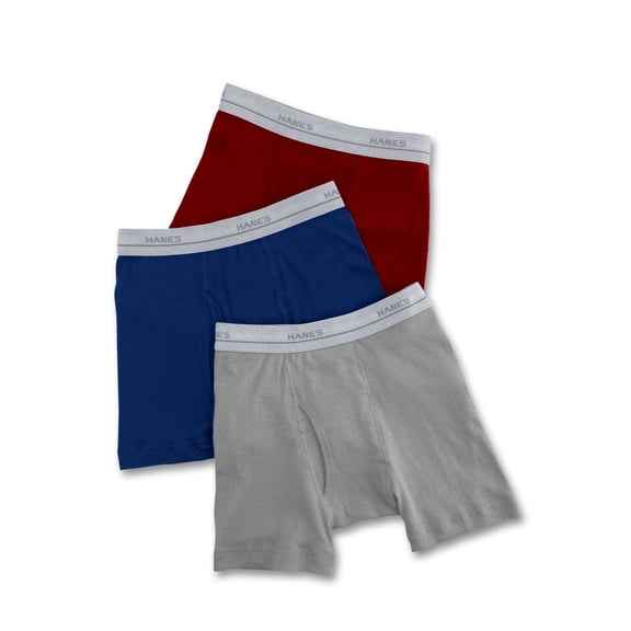 Classics Boys` Boxer Briefs, B740AD, XL, Assorted Solids