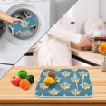 thumbnail image 4 of Ryvnso Crown on Bohemia Dish Drying Mat for Kitchen Countertop 18x24 Large Dish Pad Drainer Rack Dish Sink Mats, 4 of 7