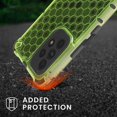thumbnail image 4 of Smartphone Case Compatible with Samsung Galaxy A53 5G - Honeycomb Design Protective Phone Back Cover - Neon, 4 of 5