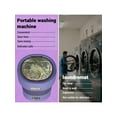 thumbnail image 4 of strundghti Portable Washing Machine, 12l Foldable Mini Washer With With 4 Modes And Spin Basket Deep Cleaning Of Underwear And Small Clothes For Apartments Dorm RV Travel Hotel Laundry, 4 of 5