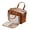 Mocha Brown, variant on Makeup Bag,Portable Cosmetic Bag Large Capacity Travel Makeup Case Organizer