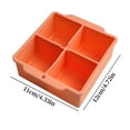 thumbnail image 3 of Dadiaei 4-Cup Silicone Freezing Tray Big Ice Cube Mold for Soup & Meal Prep Easy Release Leftovers Broth Food Freezer Container, 3 of 4