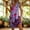 Purple, variant on QUNYINEY Mini Casual Sundresses for Women Floral Sleeveless A Line Beach Tank Dress Vacation Loose Fit V Neck with Pockets Dresses