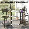 thumbnail image 4 of Outsunny Garden Tool Organizer, 3-Tier Tool Storage Rack with 32 Slots, 4 of 10
