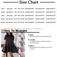 thumbnail image 3 of Vestido de verano de manga corta con cuello redondo de color sólido informal de moda para mujer Pompotops ghjkhdj12706, 3 of 8