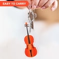 thumbnail image 4 of KAKOWELY Instrument keychain Violoncello Keychain Musical Instrument Key Ring Keyring Charm Pendant Music Lover Gift3.74"X1.57"X0.12", 4 of 4