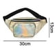 thumbnail image 2 of Riñoneras holográficas, cinturón ajustable para festivales, correr, riñonera impermeable con bolsillos, 2 of 5