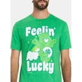 thumbnail image 4 of Care Bears Men's and Big Men's St. Patrick's Day Graphic Tee with Short Sleeves, Sizes XS-5XL, 4 of 5