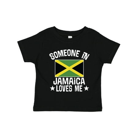 

Inktastic Someone in Jamaica Loves Me Gift Toddler Boy or Toddler Girl T-Shirt