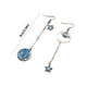 thumbnail image 5 of Sonducket 1 par de pendientes para mujer, diseño asimétrico, joyería útil para niñas, novedosos, exquisitos, multifuncionales, útiles para los Ropa, zapatos y accesorios Miscelánea Tipo G Sonducket AP009007-06B, 5 of 6