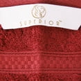 thumbnail image 4 of Meadowcove Rayon from Bamboo/Cotton Blend 6-Piece Face, Hand, and Bath Towels Set , Crimson by Blue Nile Mills, 4 of 4