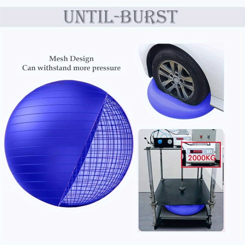 Soft Exercise ball, Anti-Burst Yoga Ball Chair Supports 2200lbs, Stability Swiss Ball w/ Pump for Pregnancy Birthing, Excersize, Workout, Fitness, Balance, Gym, Physio, Abs (Office & Home & School)
