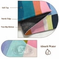thumbnail image 6 of 2'x6' Rug Runners for Hallways Kitchen, Colorful Geometric Non Slip Entryway Beside Floor Carpet Runner, Abstract Art Color Block Modern Washable Laundry Room Bedroom Throw Rugs Mat for Family Pet, 6 of 8