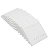 WORGEOUS 10pcs Light Switch Cover Plate Toggle Wall Plate Cover Child Safe Outlet Cover Replacement Covers For Socket Light Switch