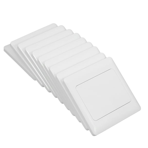 WORGEOUS 10pcs Light Switch Cover Plate Toggle Wall Plate Cover Child Safe Outlet Cover Replacement Covers For Socket Light Switch