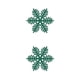 thumbnail image 1 of Ounissouiy Manteles individuales para , festival, vacaciones, boda, decoración, copos de nieve, aislamiento térmico, tapete de comedor, , Type3 NO3, 1 of 6