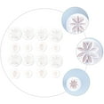 thumbnail image 3 of KALLORY Spring Pressed Cookie Mold 16Pcs Plastic For Wedding And Anniversary Events, 3 of 8