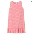 thumbnail image 1 of Vestido De Mujer Sin Mangas Chaleco De Puntos Con Volantes Vestido Suelto De Cuello Redondo, Rosa, XL Methold AP002086-28, 1 of 7