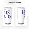 thumbnail image 3 of Vaso de 20 oz Hocus Pocus, taza de viaje para café con aislamiento al vacío de acero inoxidable, taza de café, taza de viaje con tapa, taza térmica para exteriores, 3 of 8