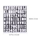 thumbnail image 4 of 10 hojas de pegatinas con letras y números del alfabeto para letreros, puertas, direcciones comerciales y números., 4 of 6