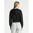 thumbnail image 3 of No Boundaries Fleece Zip Hoodie, Women's, 3 of 5