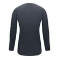 thumbnail image 7 of HAiming Men's Thermal Shirt Fleece Lined Long Sleeve Crewneck Athletic Base Layer Top Cold Weather Gear, 7 of 7