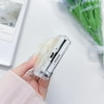 thumbnail image 5 of Compatible with Samsung Z Flip 7 Case Cute Pressed Dried Real Flowers Design Women Girly Shockproof Protective Hard PC Glitter Bling Floral Clear Phone Cover for Galaxy Z Flip 7,White, 5 of 8