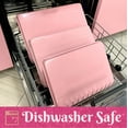 thumbnail image 4 of Paris Hilton 3 Piece Bakeware Set, Nonstick, Dishwasher Safe, Heavy Duty Carbon Steel, Pink, 4 of 7