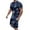 Blue, variant on Abomasnow Mens Hawaiian Sets Casual Short Sleeve Shirts and Shorts Summer 2 Piece Tracksuit Lounge Outfits on Clearance