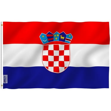 Anley 3 x 5 Foot Croatia Flag - Croatian Flags Polyester