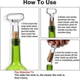 thumbnail image 4 of PinesC 4 Pcs Two-Prong/2 Pronged Steel Vintage Wine Bottle Opener No Corkscrew 2 in 1 Cork Puller for Old Corks with Cover Champagne Kitchen Bar Corkscrew Silver,Black, 4 of 4