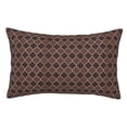 thumbnail image 1 of Balery Brown Gold Grid Funda de Cojín Estampada, Regalos para Mujeres, Regalos de Amor para Ella, Regalos para Novia o Esposa, Funda de Almohada-20"x30", 1 of 6