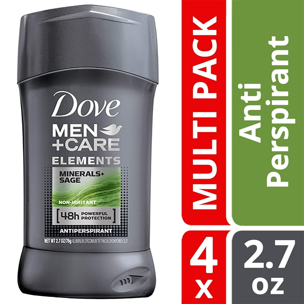 Dove Men+Care Elements Antiperspirant Deodorant Stick, Minerals + Sage