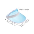 thumbnail image 2 of BEADCEST 2Ud Hollow Top Azul Para Deportes Y Excursiones Con Y, 2 of 8