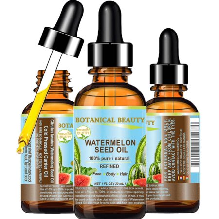 Egyptian Watermelon Seed Carrier Oil - Oil Of The Egyptian Kings. 100% Pure Natural. Cold Pressed Virgin Undiluted. For Face, Hair And Body. 30 Ml / 1Oz
