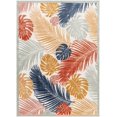 thumbnail image 2 of Mark&Day Outdoor Area Rugs, 6x9 Esbon Coastal Indoor/Outdoor Orange Area Rug (6'5" x 9'), 2 of 6