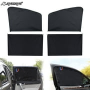 AYAMAYA 4Pack Magnetic Car Side Window Shade,UV & Privacy Protection  Car Window Covers for Baby,Universal  Sunshade for Car Sedan SUV