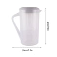 thumbnail image 3 of Feltree 2.5L Plastic Cold Beverage Pitcher with Filter and Scale for Coffee Milk Tea Shops, 3 of 5